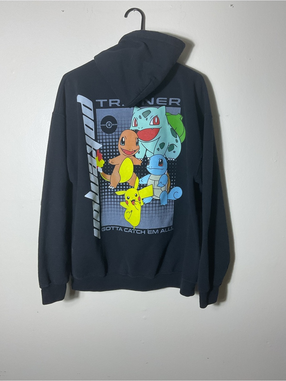 Pokemon Trainer Hoodie Men's L Black Target Exclusive Gotta Catch Em All Graphic - Picture 6 of 8